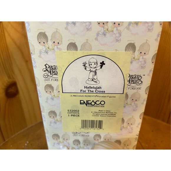 Precious Moments Figurine 1994 “HALLELUJAH FOR THE CROSS” #532002  With box (840 - Picture 7 of 7